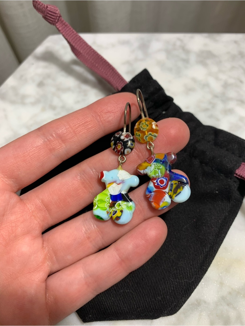 Tous Colorful Millefiori Glass Drop Earrings - Multicolor